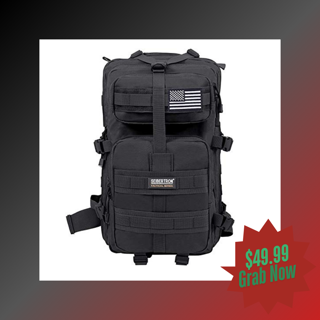 Seibertron Military Tactical Bag MOLLE Backpack - Seibertron