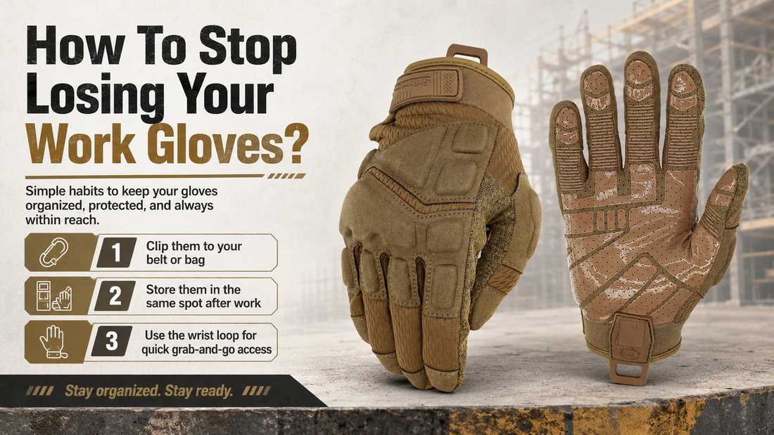How To Stop Losing Your Work Gloves？