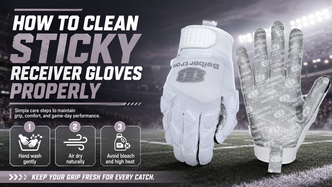 How to Clean Sticky Receiver Gloves Properly
