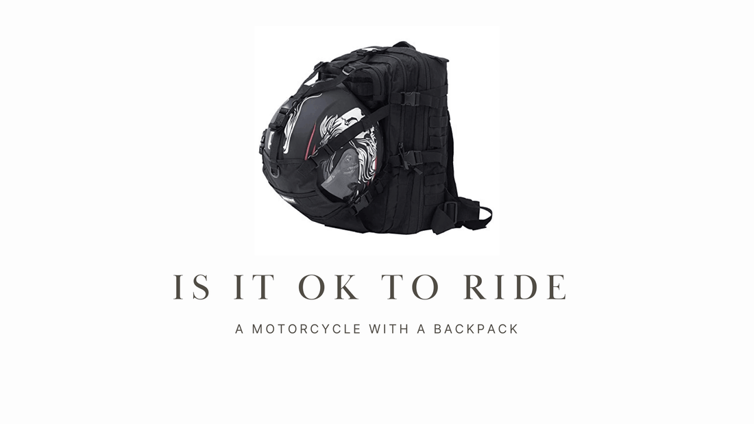 バックパックを背負ったままバイクに乗っても大丈夫ですか？ - Seibertron