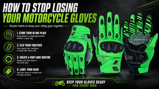 How to Stop Losing Your Motorcycle Gloves