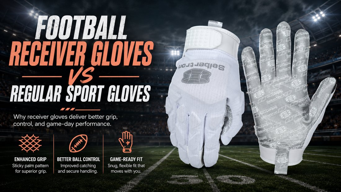 Football Receiver Gloves vs Regular Sports Gloves