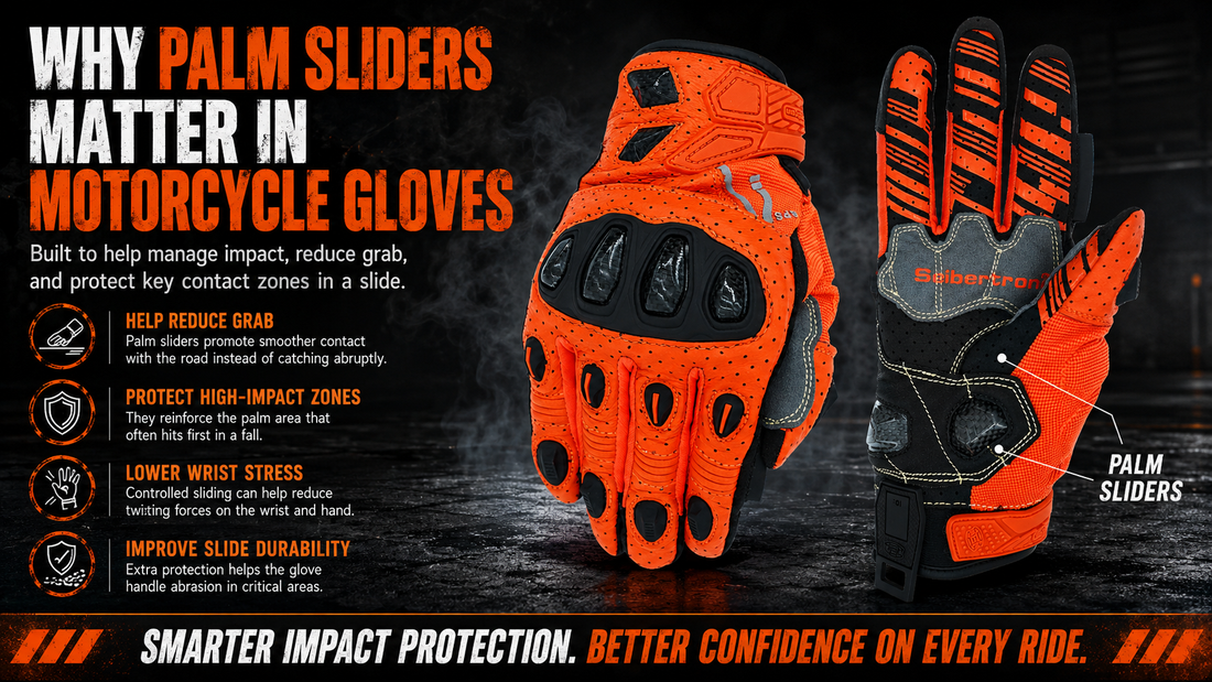 Why Palm Sliders Matter in Motorcycle Gloves