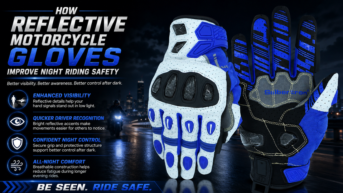 How Reflective Motorcycle Gloves Improve Night Riding Safety