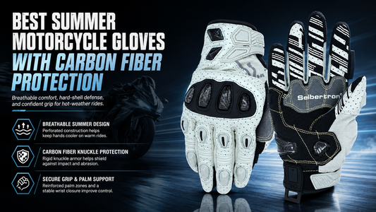 Best Summer Motorcycle Gloves with Carbon Fiber Protection