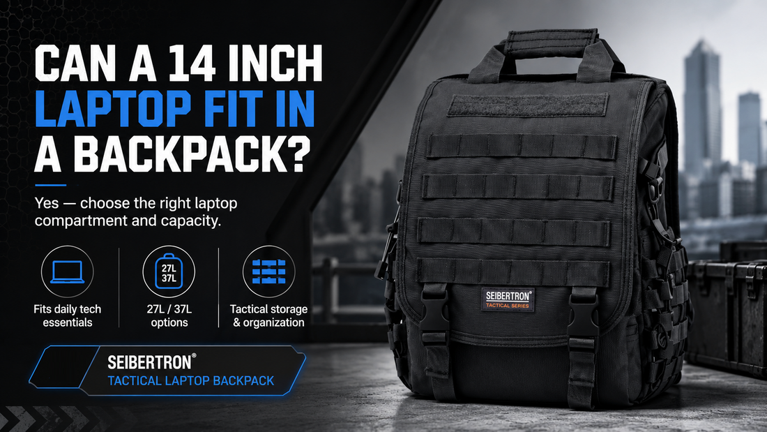 Can a 14 inch laptop fit in a backpack?