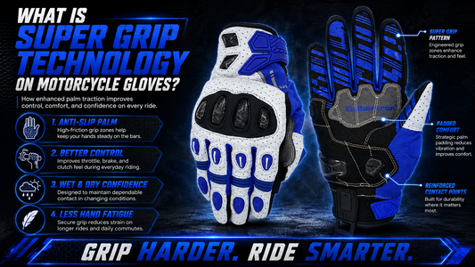 What Is Super Grip Technology on Motorcycle Gloves?