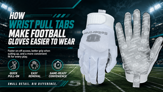 How Wrist Pull Tabs Make Football Gloves Easier to Wear