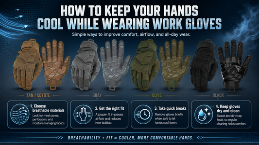 How To Keep Your Hands Cool While Wearing Work Gloves