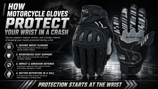 How Motorcycle Gloves Protect Your Wrist in a Crash
