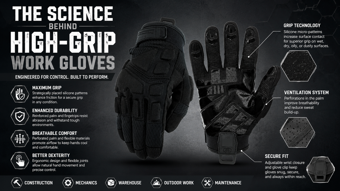 The Science Behind High-Grip Work Gloves