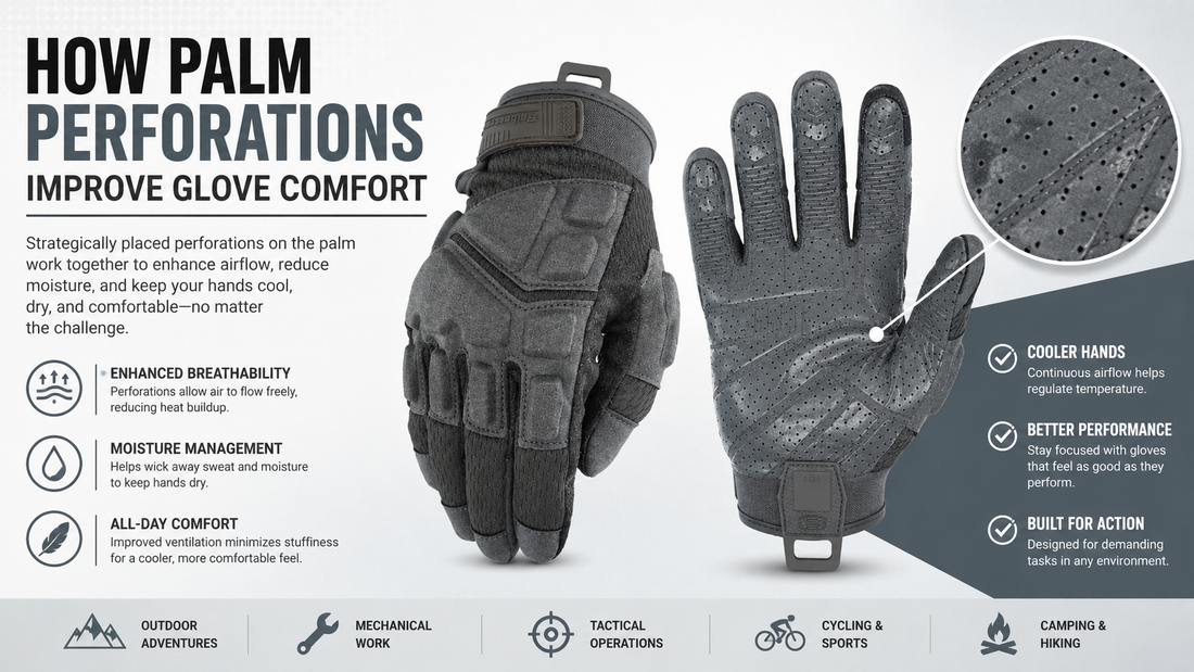 How Palm Perforations Improve Glove Comfort