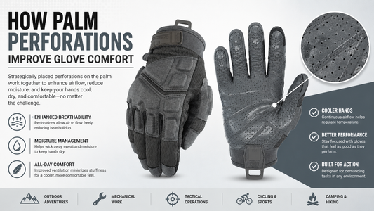 How Palm Perforations Improve Glove Comfort