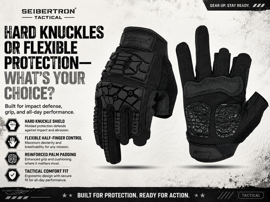 Hard Knuckles or Flexible Protection—What's Your Choice?