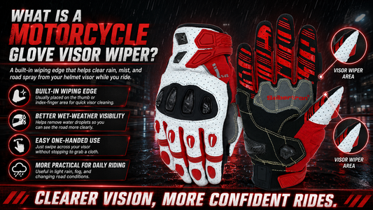 What Is a Motorcycle Glove Visor Wiper?