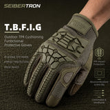 Seibertron T.B.F.I.G タクティカル アウトドアグローブ TPR衝撃保護・タッチスクリーン対応