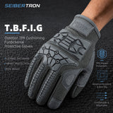 Seibertron T.B.F.I.G タクティカル アウトドアグローブ TPR衝撃保護・タッチスクリーン対応