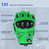 Seibertron SPS-7H Superior Protection Series Half-Finger Motorcycle Riding Gloves