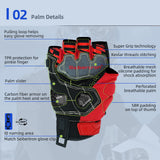 Seibertron SPS-7H Superior Protection Series Half-Finger Motorcycle Riding Gloves