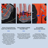 Seibertron SPS-7H Superior Protection Series Half-Finger Motorcycle Riding Gloves