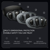 Seibertron SPS-7 Superior Protection Series Motorcycle Riding Gloves - Breathable Touchscreen Carbon Fiber Protection
