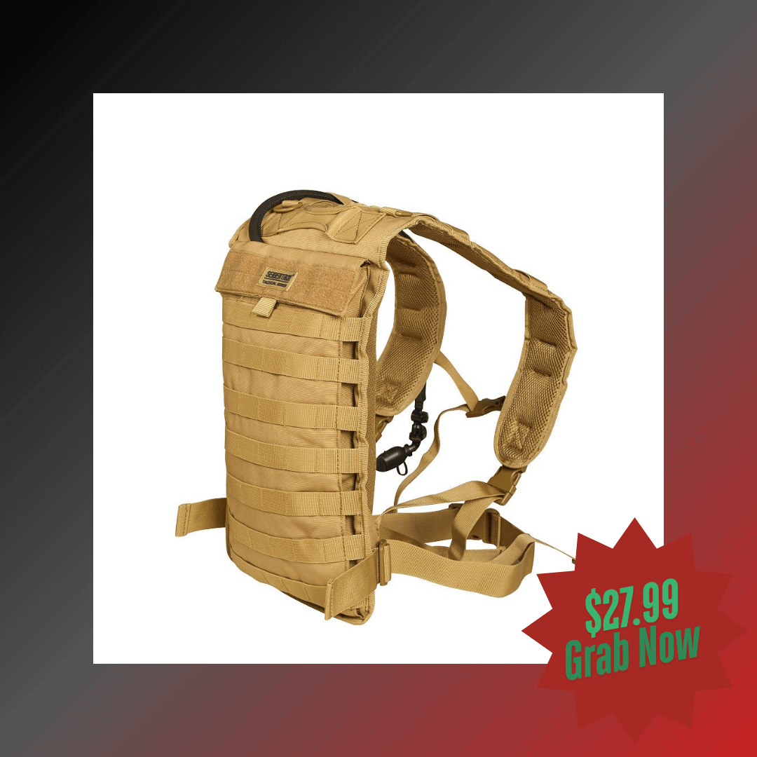 Hydration Backpack Tactical Fit 2L or 2.5L Water Bladder Seibertron - Seibertron