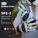 Seibertron SPS-2 Full Finger Unisex Touchscreen Road Racing Motorcycle MTB Sports Gloves - Seibertron