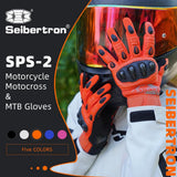 Seibertron SPS-2 Full Finger Unisex Touchscreen Road Racing Motorcycle MTB Sports Gloves - Seibertron