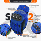 Seibertron SPS-2 Full Finger Unisex Touchscreen Road Racing Motorcycle MTB Sports Gloves - Seibertron