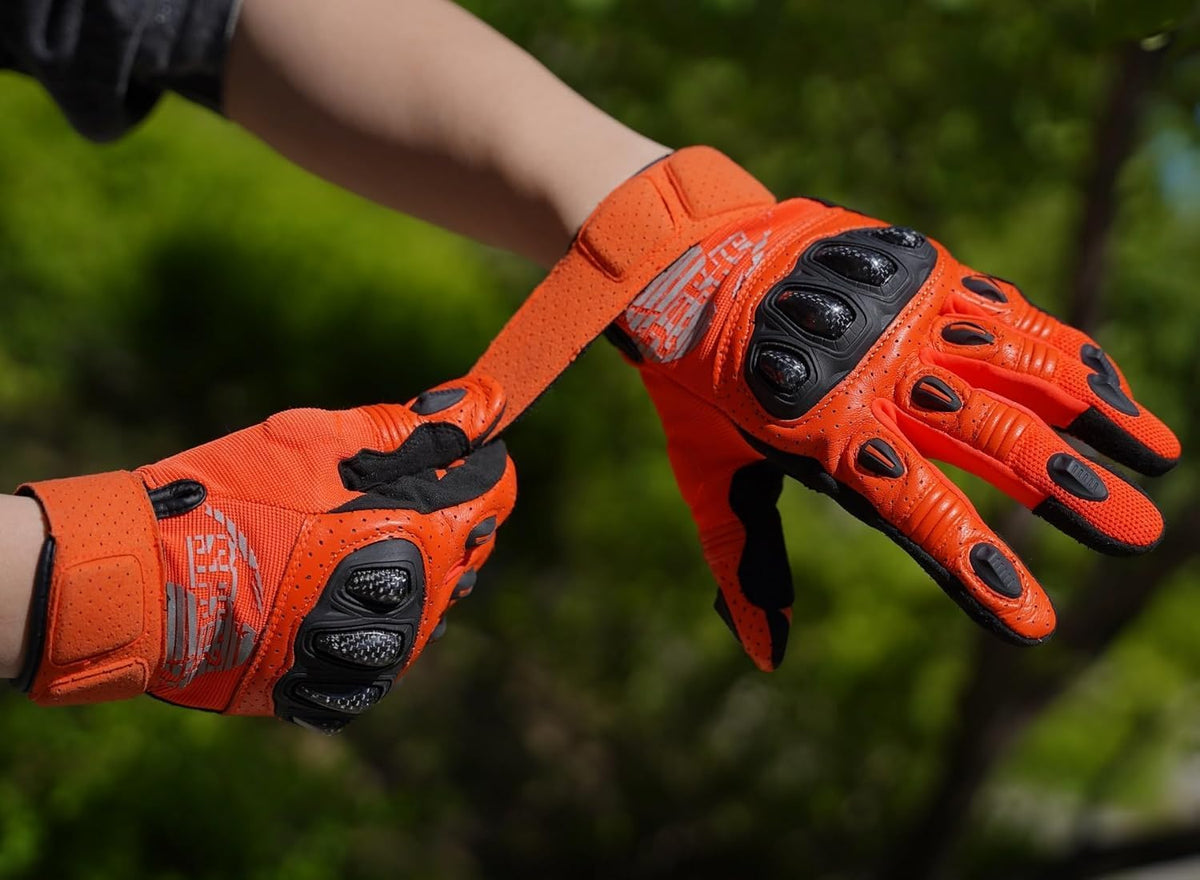Seibertron SPS-2 フルフィンガー ユニセックス タッチスクリーン対応 ロードレース モーターサイクル MTB スポーツグローブ - Seibertron