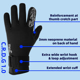 カラー:c.r.d.g 1.0 | Seibertron C.R.D.G Diving Gloves 耐切創・耐穿刺ダイビンググローブ 画像 02