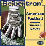 カラー:ホワイト | Seibertron Lineman 2.0 フルフィンガー フットボールラインマングローブ 画像 04