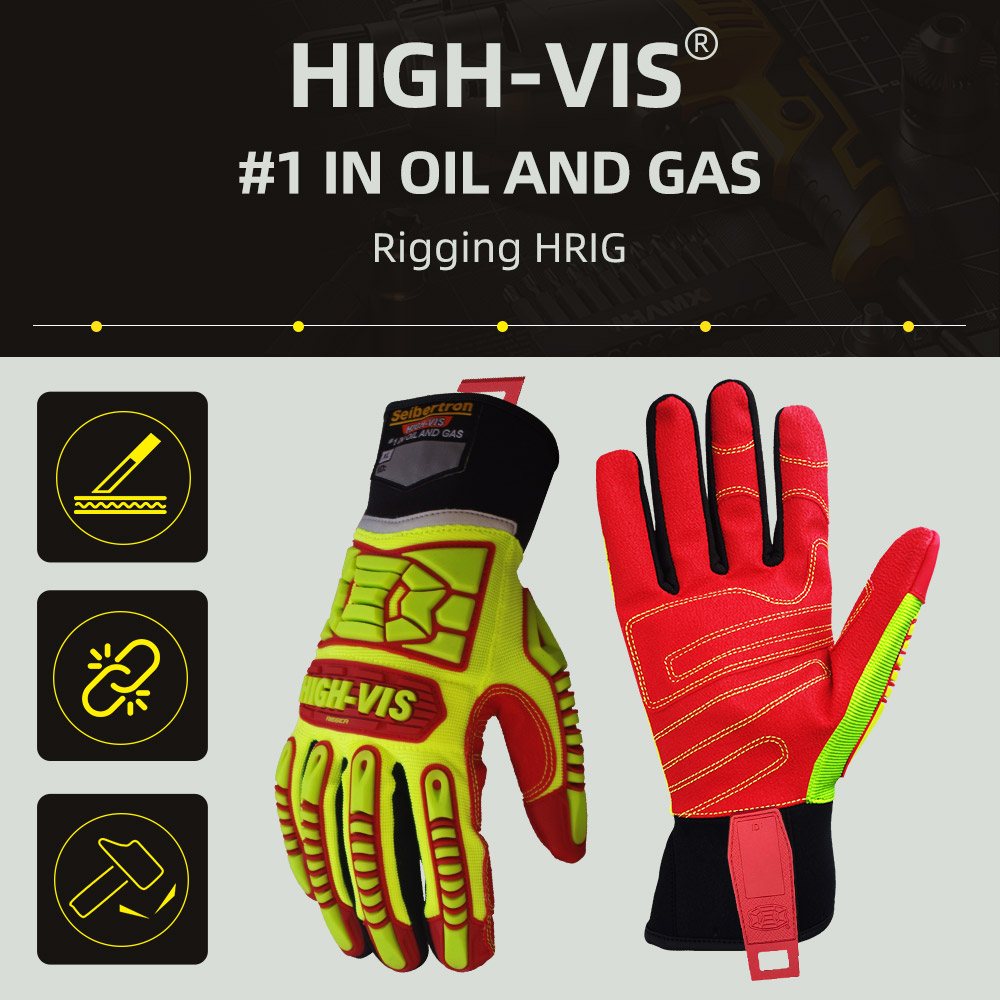 カラー: すべて | Seibertron HIGH-VIS HRIG 耐衝撃・耐水性リガー用手袋（TPRプロテクション付き） 画像 01