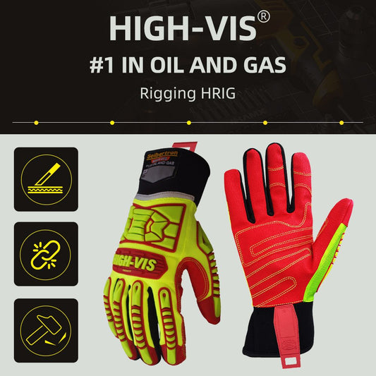 カラー: すべて | Seibertron HIGH-VIS HRIG 耐衝撃・耐水性リガー用手袋（TPRプロテクション付き） 画像 01