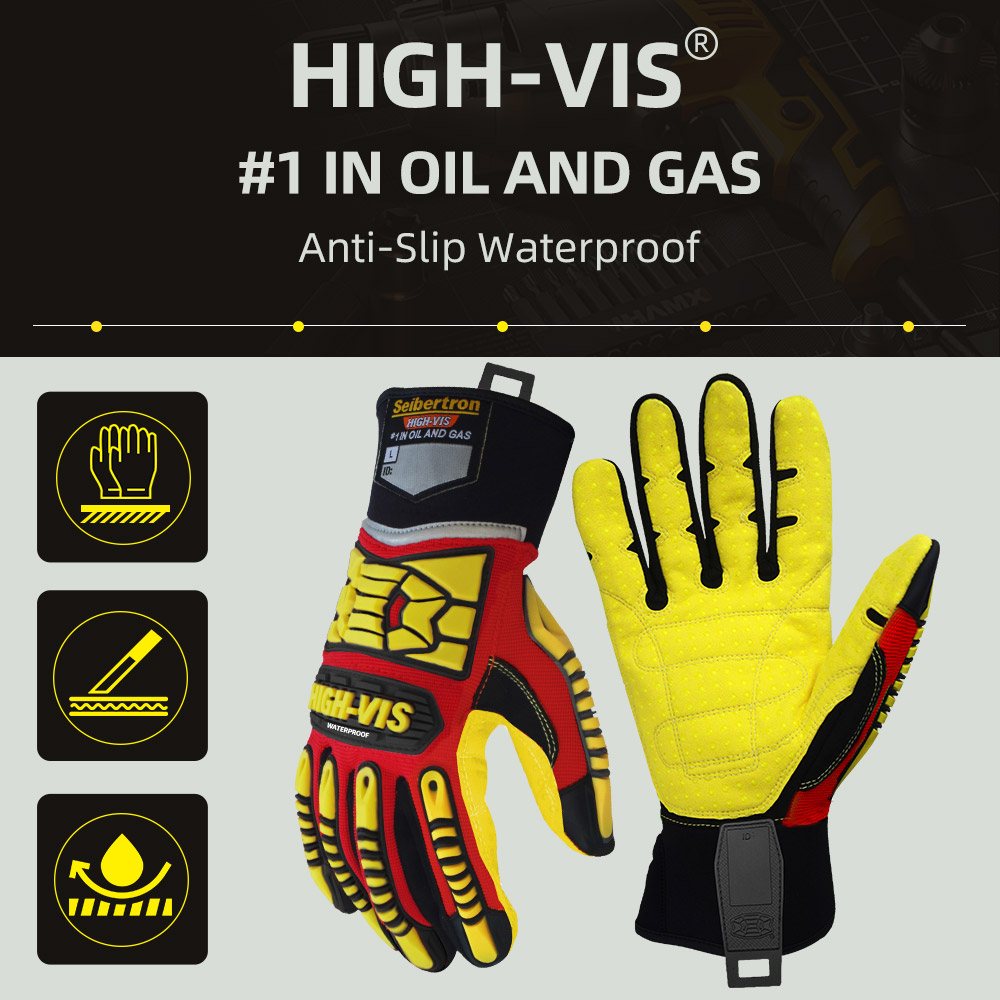 色:すべて | Seibertron HIGH-VIS SDXB 防水滑り止め手袋 TPR衝撃保護付き 画像 01
