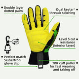 色:すべて | Seibertron HIGH-VIS SDXC5 カット 5 耐衝撃性・耐突き刺し性油田用安全手袋 画像 03