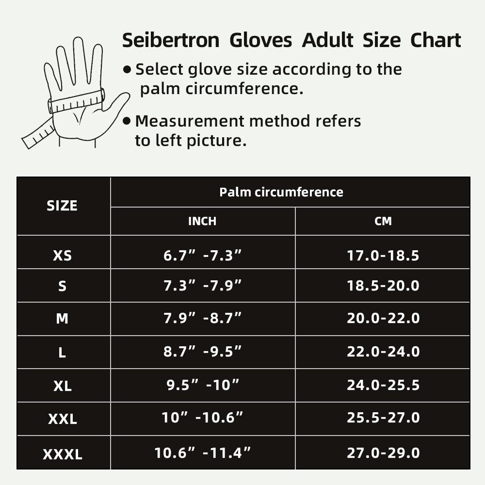 color:all | Seibertron HIGH-VIS SDXW cold weather waterproof 3M Thinsulate work gloves image 06