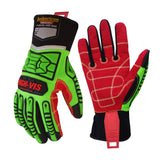 seibertron-gallery:hdc5-safety-gloves-20260715 | product:hdc5 | color:Green Red | slot:1 | Seibertron HIGH-VIS HDC5安全手袋の白背景商品画像