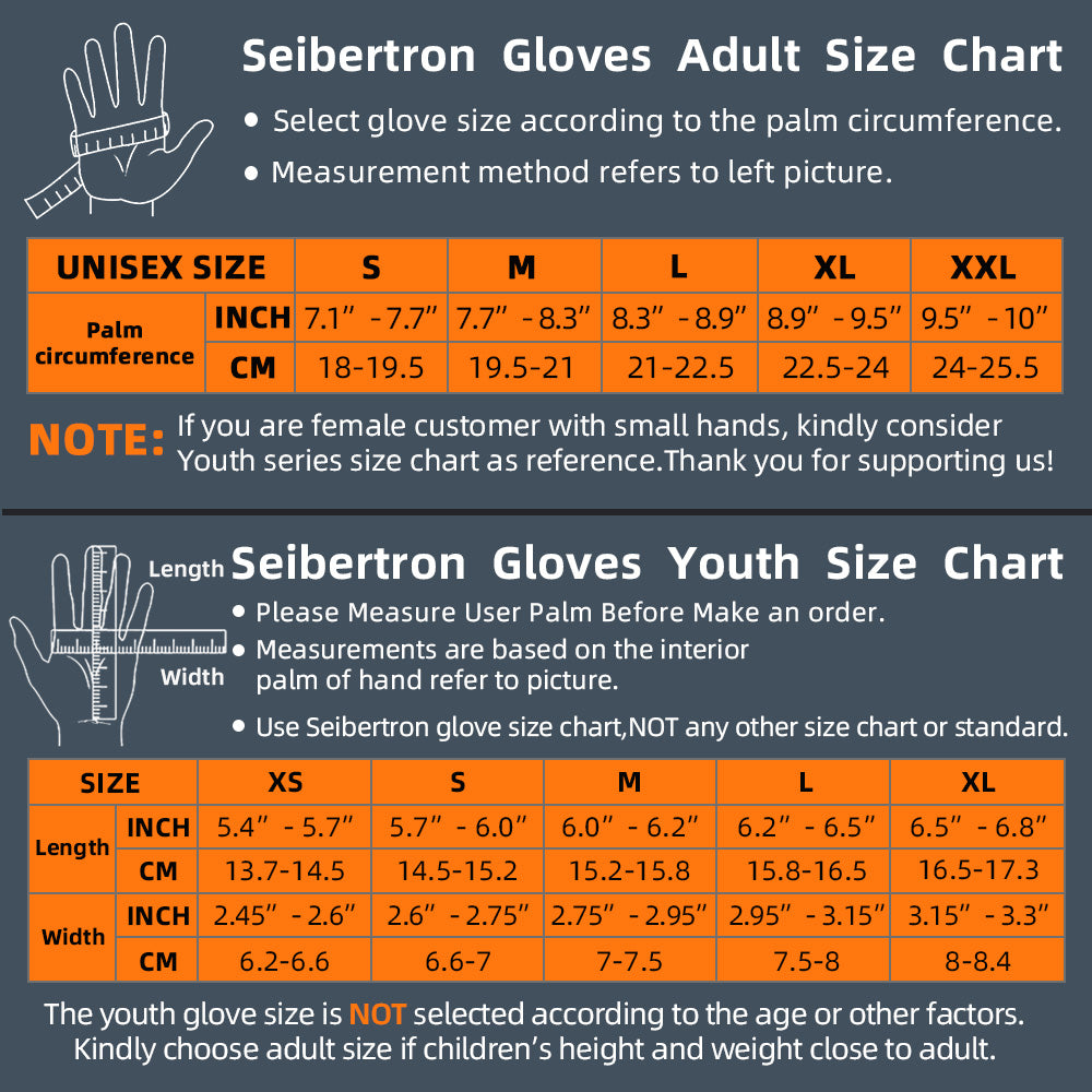 color:all | batch:sps2plus-complete-20260716 | role:size-chart | Seibertron SPS-2 Plus motorcycle gloves all size chart