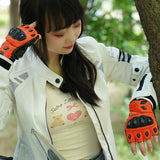 seibertron-gallery:sps7h-scene-color-groups-20260721 | 製品:8847662776510 | 色:蛍光オレンジ | スロット:4 | Seibertron SPS-7H 蛍光オレンジ 半指バイクグローブ シーン画像 4