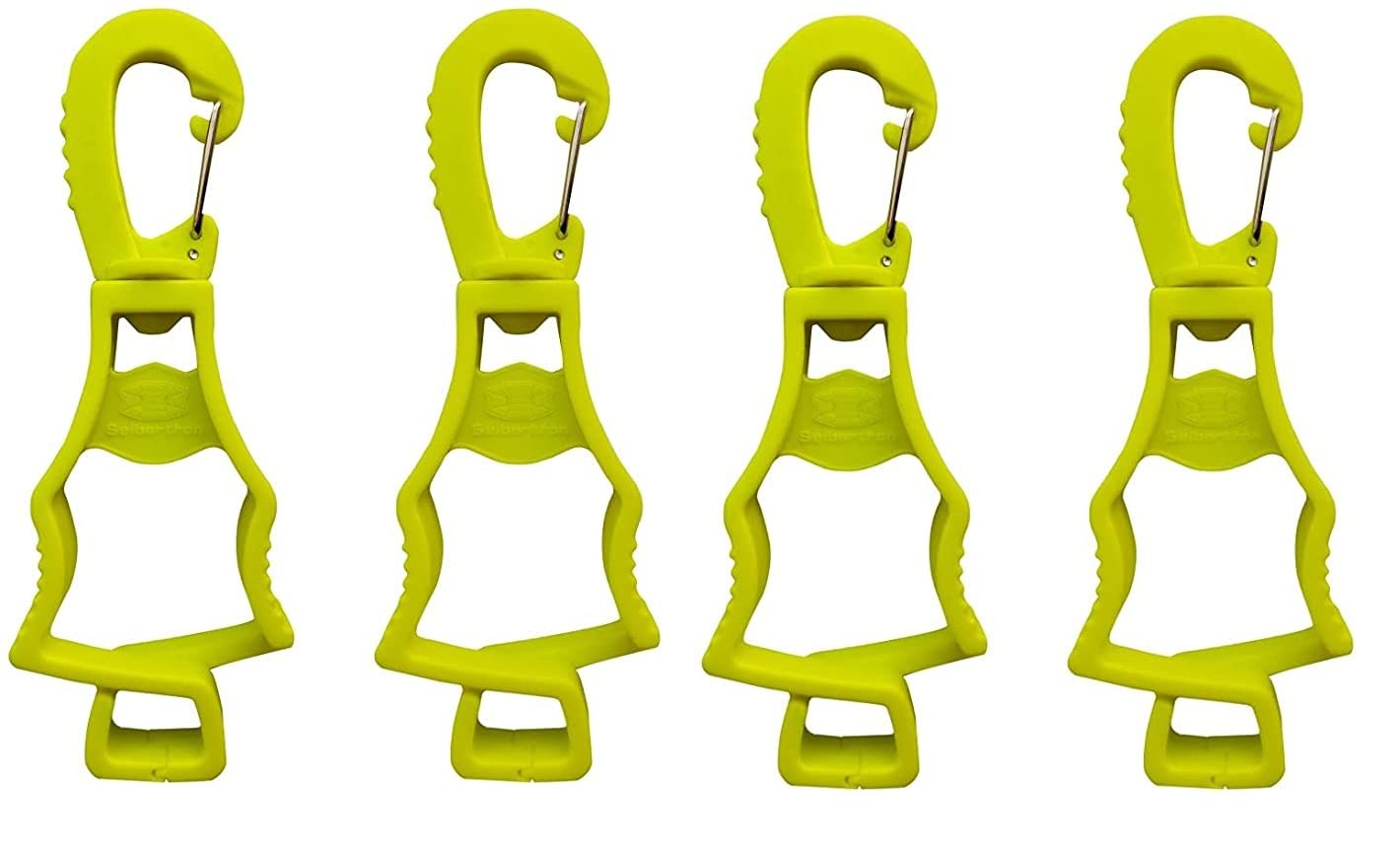 work-glove-clips-quantity-original-20260715 | variant:Fluorescent Yellow 4 Pieces | Seibertron patented work glove clips original image