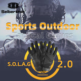 カラー：ブラック | Seibertron S.O.L.A.G 2.0 フルフィンガー 耐水性 フルフィンガー タクティカルグローブ 画像 02