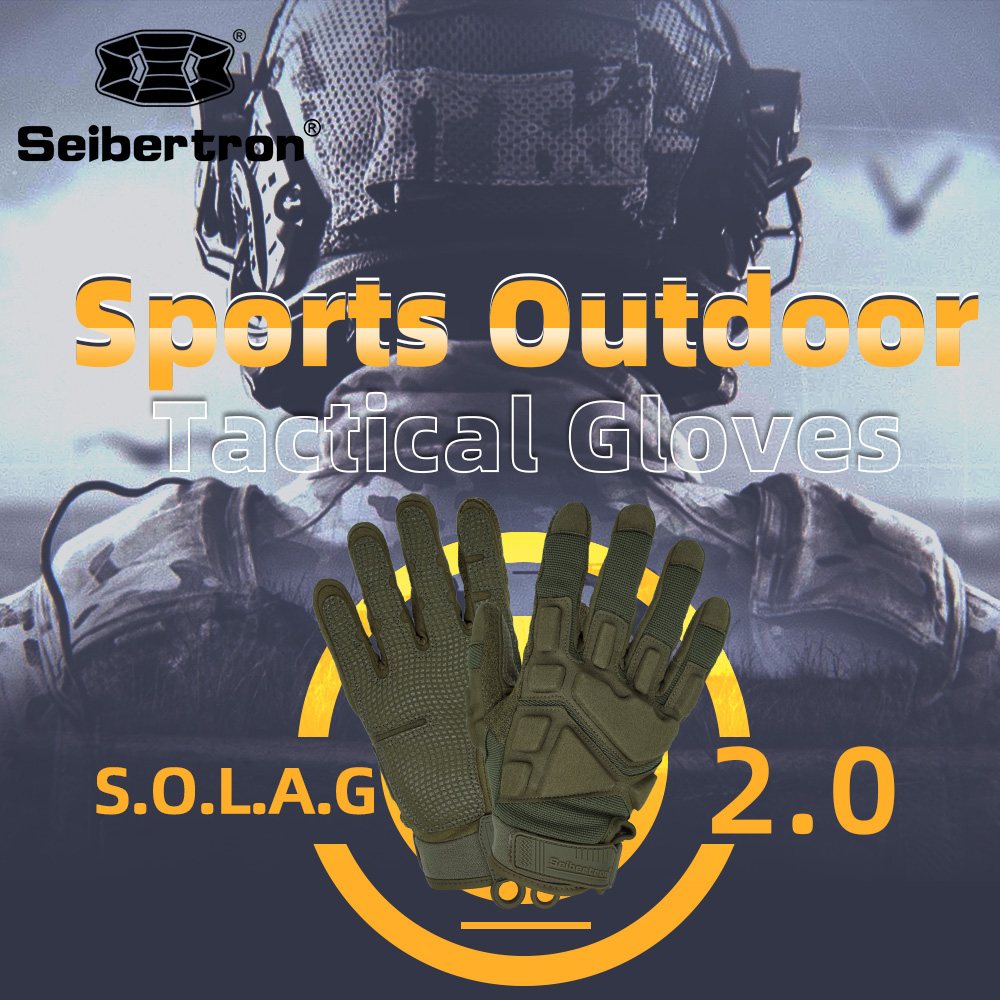 カラー:アーミーグリーン | Seibertron S.O.L.A.G 2.0 フルフィンガー 耐水性 フルフィンガータクティカルグローブ 画像 10