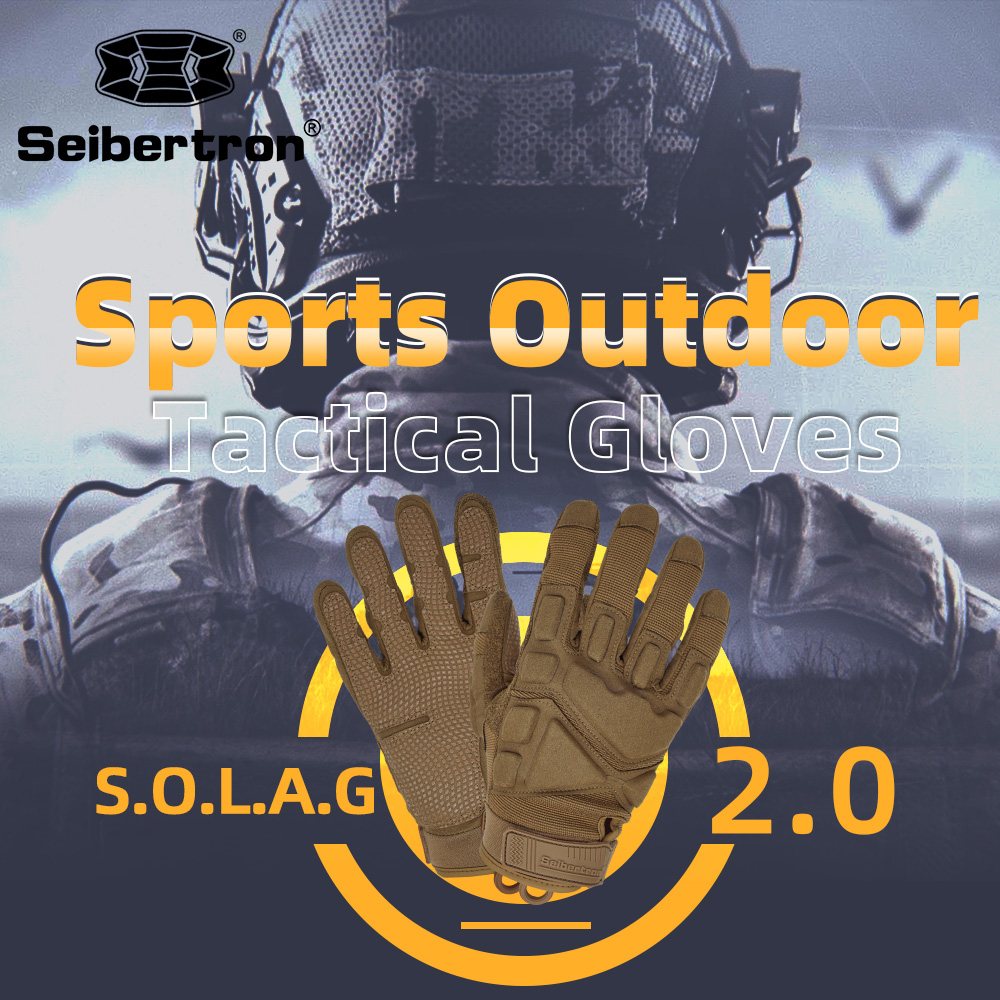 カラー:コヨーテ | Seibertron S.O.L.A.G 2.0 フルフィンガー 耐水性 フルフィンガータクティカルグローブ 画像 14