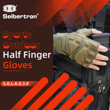 色:アーミーグリーン | Seibertron S.O.L.A.G 2.0 ハーフフィンガーグローブ ハーフフィンガーアウトドアタクティカルグローブ 画像 10