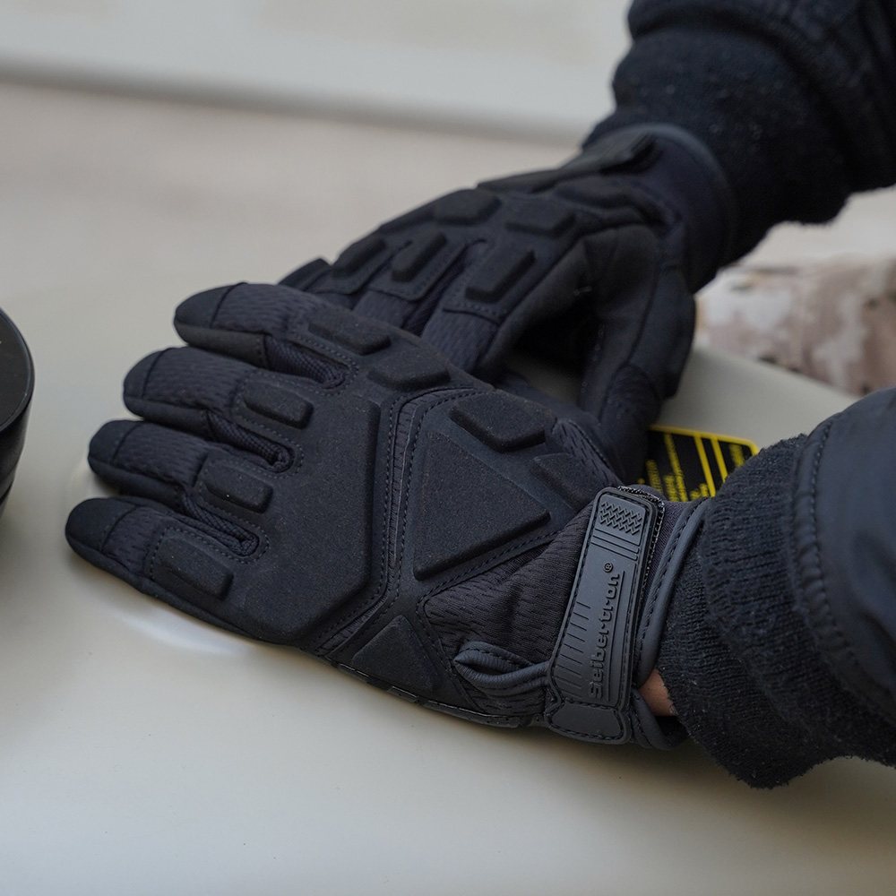 color:Black | Seibertron S.O.L.A.G 2.0 Breathable breathable full finger tactical gloves image 05
