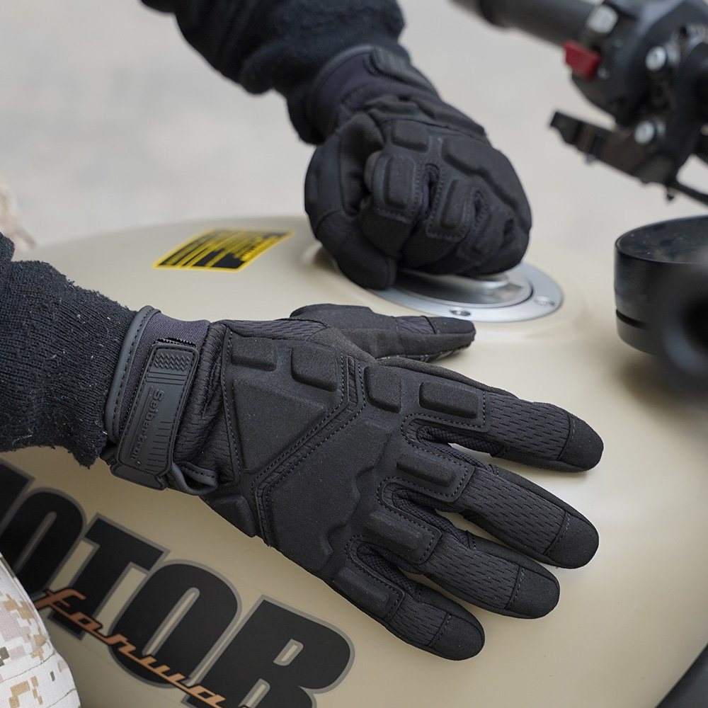 color:Black | Seibertron S.O.L.A.G 2.0 Breathable breathable full finger tactical gloves image 06