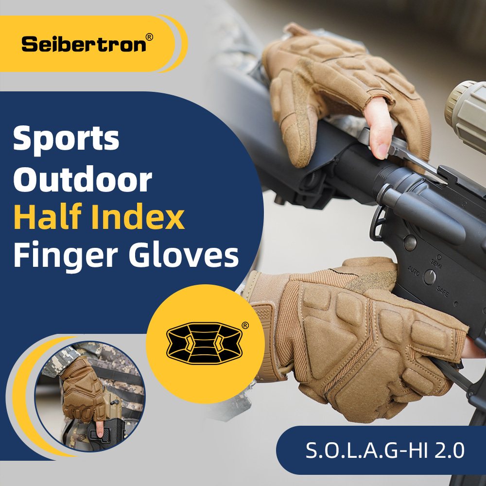 カラー:コヨーテ | Seibertron S.O.L.A.G-HI 2.0 ハーフインデックスフィンガータクティカルグローブ 画像 15