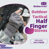 カラー:グレー | Seibertron S.O.L.A.G Half Finger 半指タクティカルグローブ 画像 06