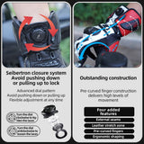 色：ブラック | Seibertron SPS-6 カーボンファイバー保護付きレザーレーシンググローブ 画像 09